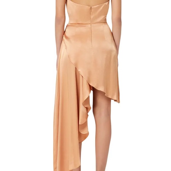 Lambent Asymmetric Halter Dress - Picture 2 of 2